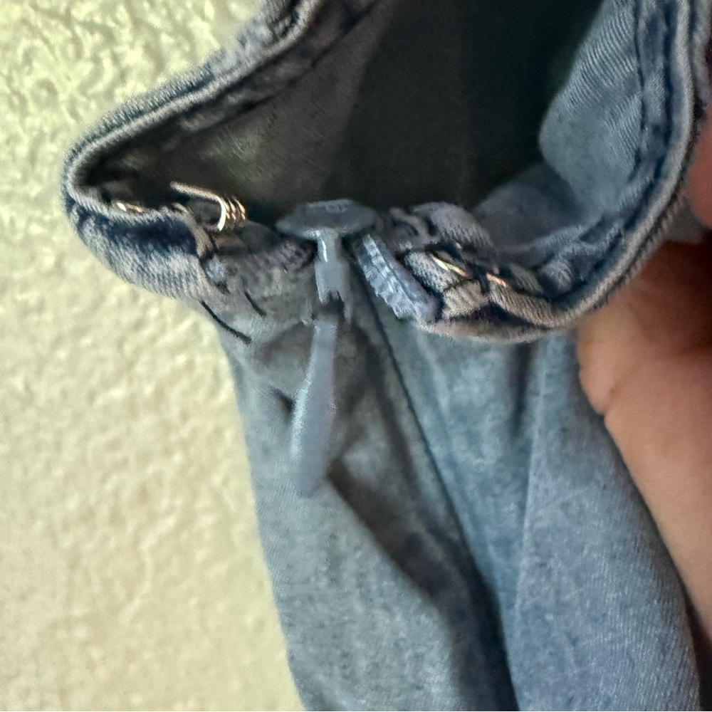 BiBi Denim Blue Ruffled Blouse - Picture 3 of 5